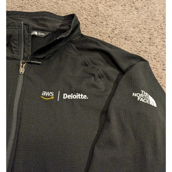 Men's The North Face Mountain Peaks Amazon Aws Employee 1/4 Zip Fleece Pullover - Picture 3 of 7